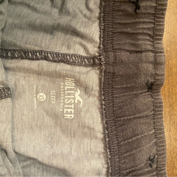 Hollister Dark Gray Logo Sleep Shorts, XS - Picture 4 of 5